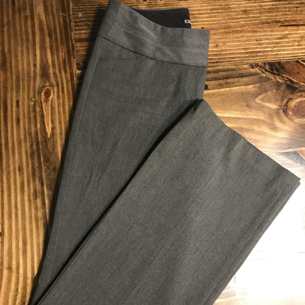 Dark grey Express editor pants
